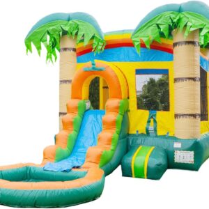 Tropical Breeze Bounce House Slide